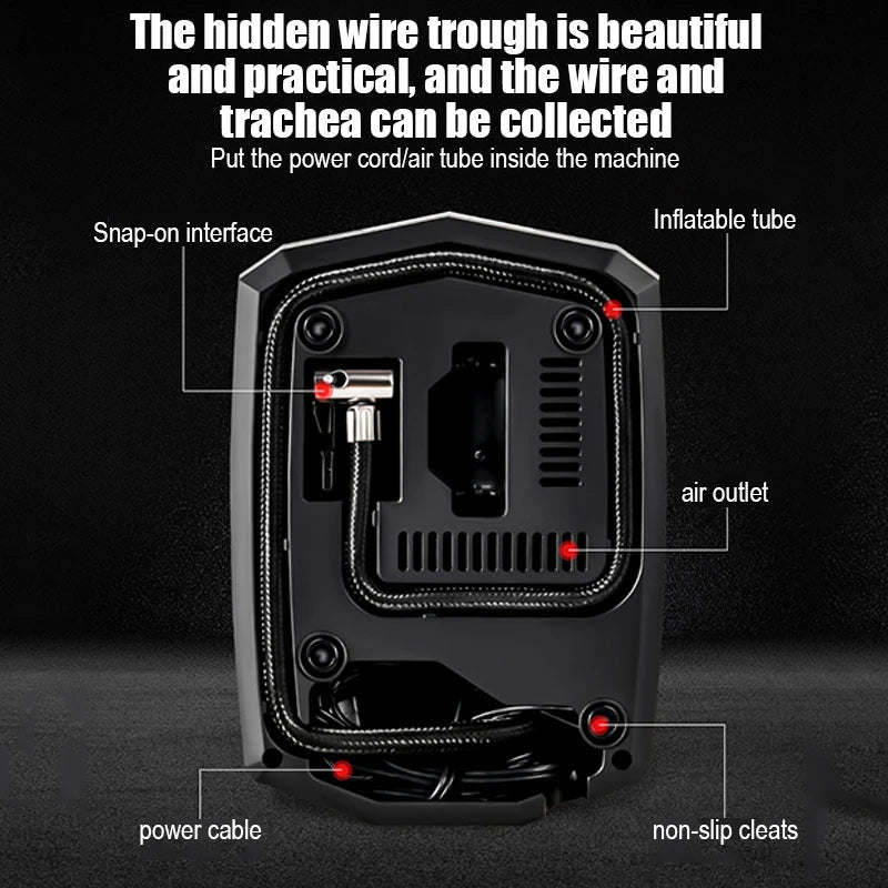 12V Tire Inflator Digital tool set Portable Car image 3