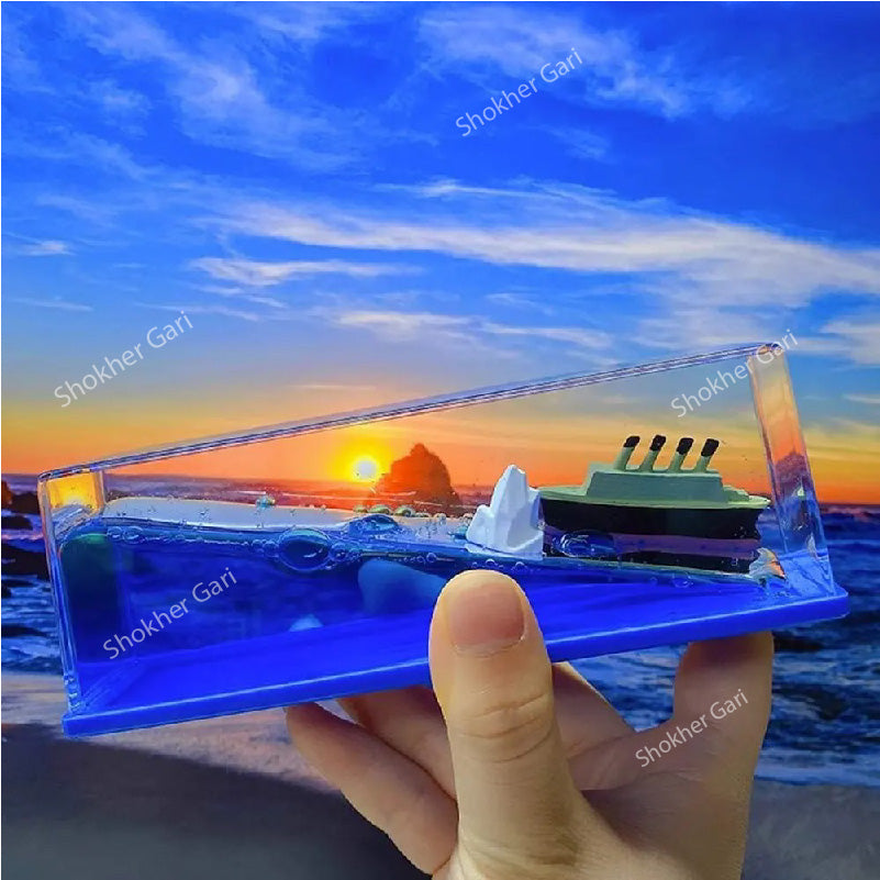 Titanic Cruise Ship Showpiece For Car Dashboard Decoration image 2