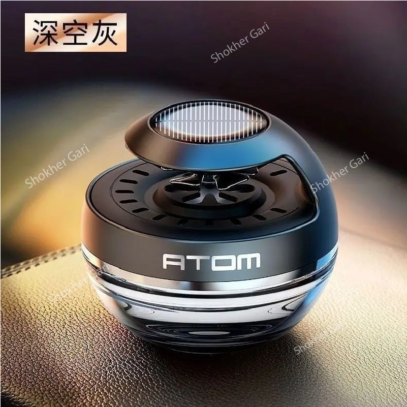 Solar Rotating ATOM Perfume - Atom Solar Perfume - Black image