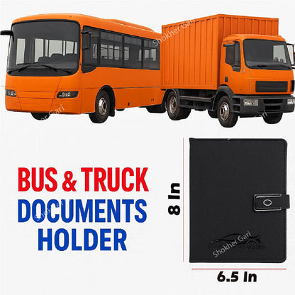 VIP Car &amp; Bike Documents Holder- 3 Compartment 5 Pockets image 16