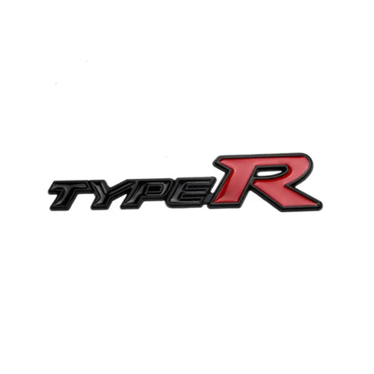 TypeR 3D Metal Car Emblem Sticker Front Grille sleek image 1