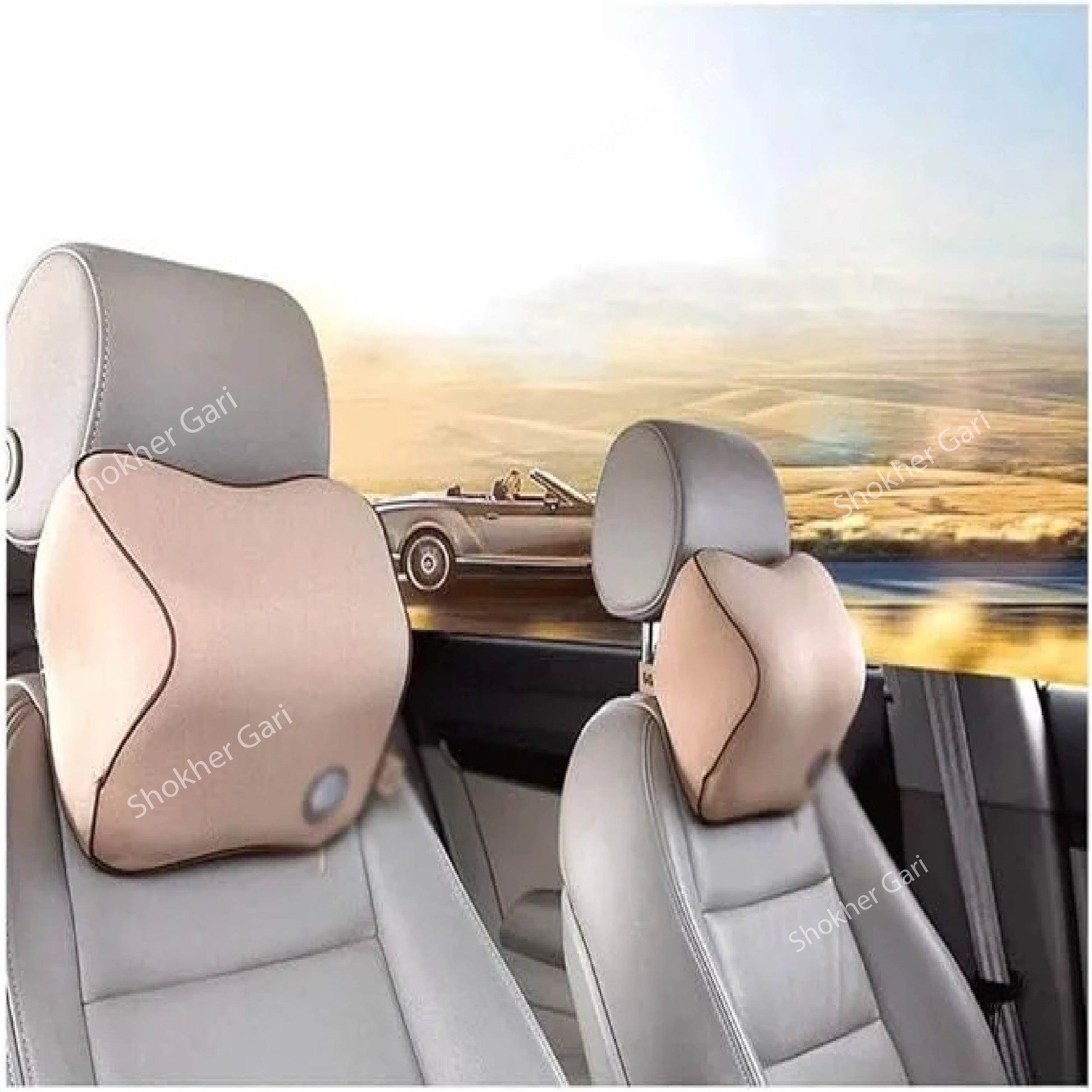 1 piece Memory Foam Pillow for Headrest  Comfort image 1