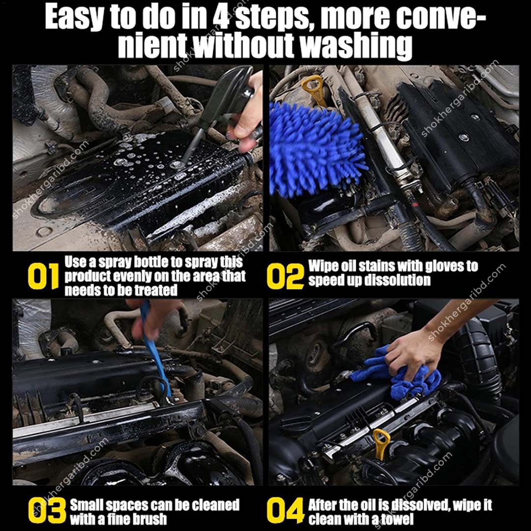 Botny Car Engine Surface Degreaser Cleaner(Aerosol) image 4