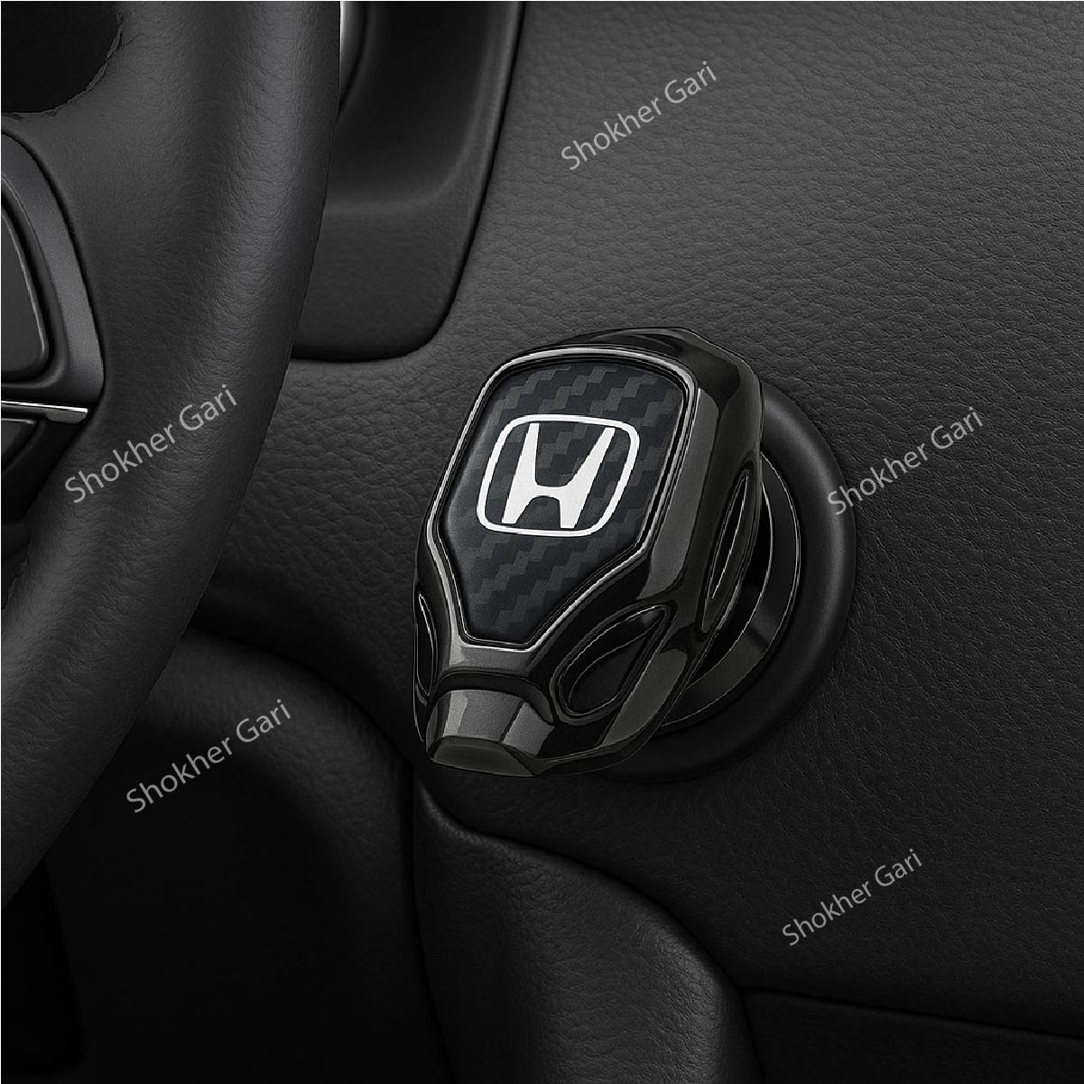 Car Engine Start Stop Switch Button Cover 1 Piece - Honda image
