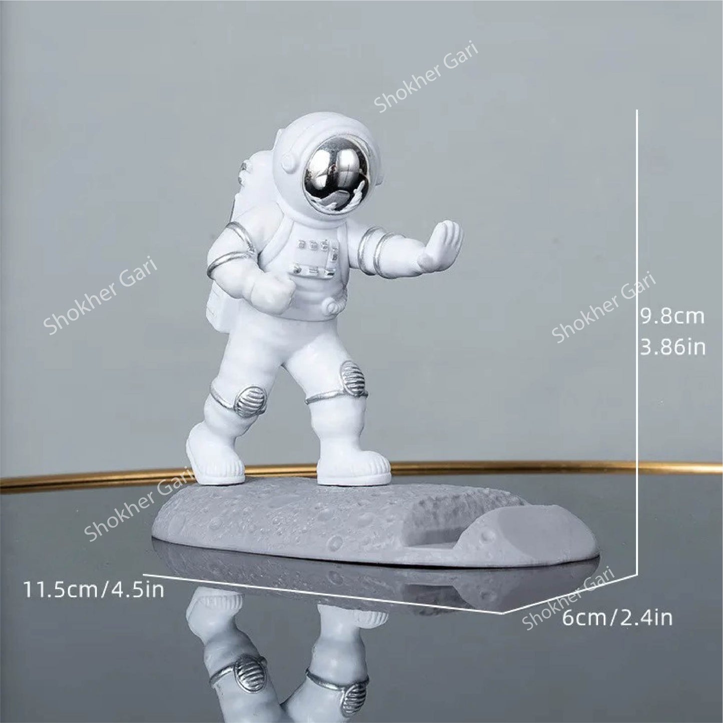 Astronaut Statue Office mobile Mount holder 1Pcs - 7 image