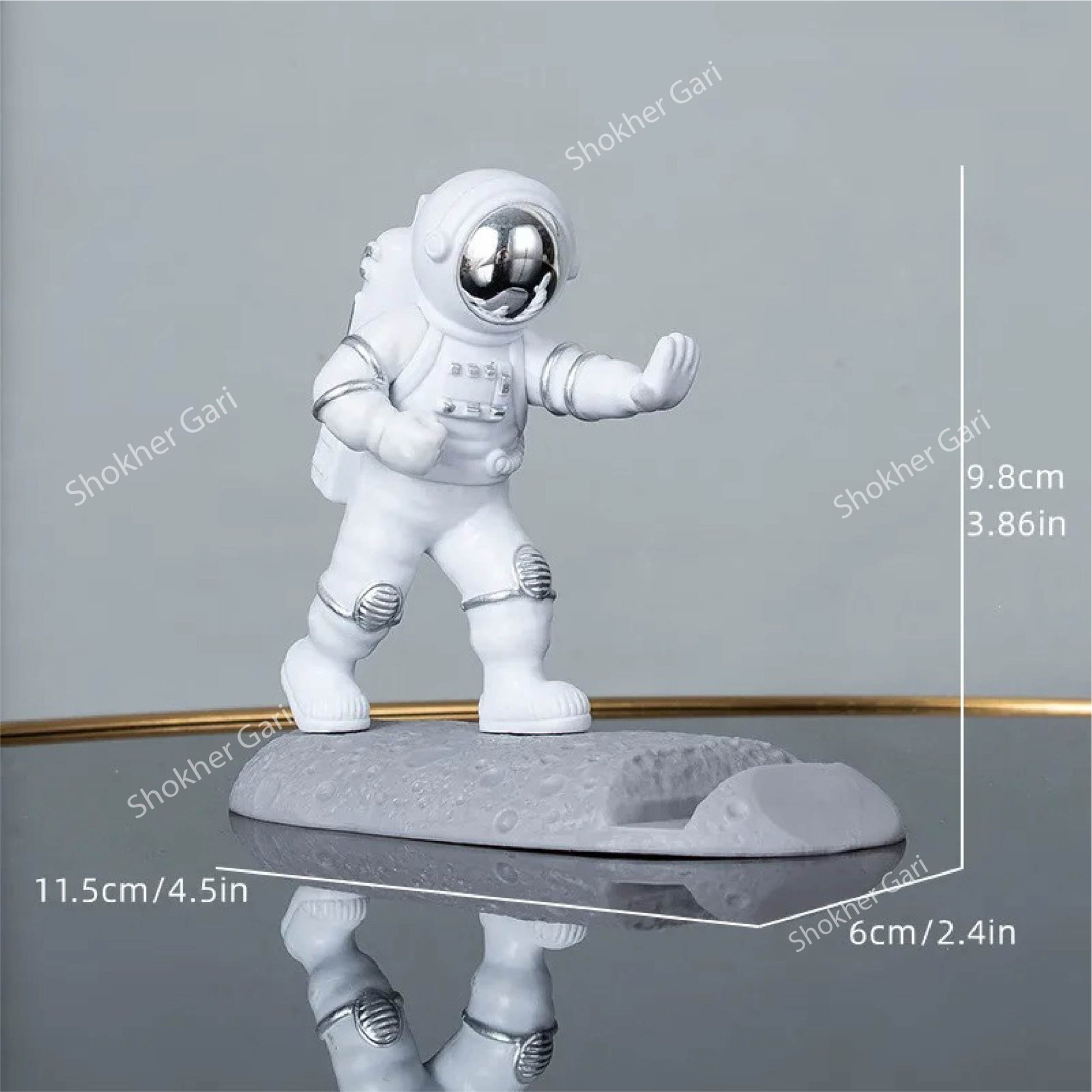 Astronaut Statue Office mobile Mount holder 1Pcs - 7 image