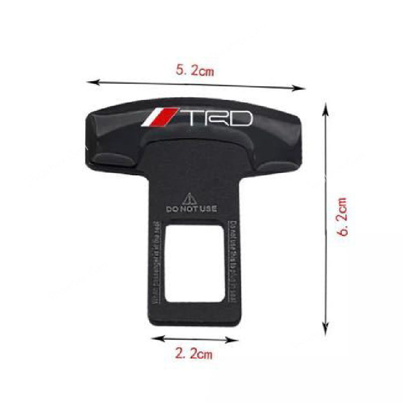 Car Seat Belt Alarm Stopper Clip 02 2pcs set - TRD image