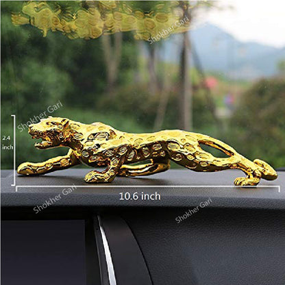 Car Dashboard Decorative Jaguar Showpiece image 1