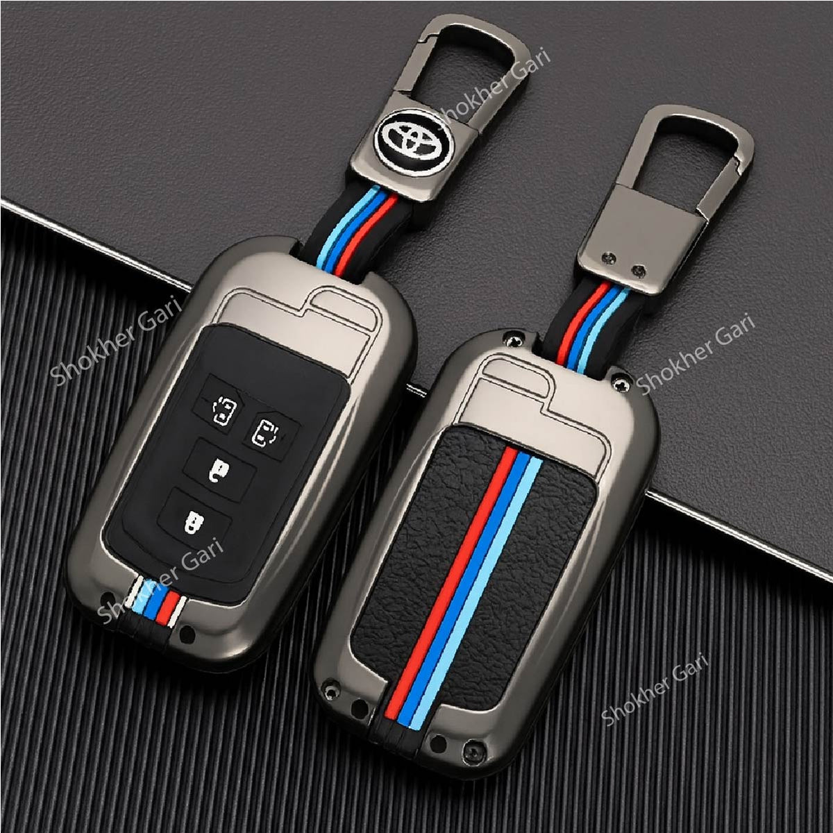 M/Y Zinc Alloy Key Cover Protection Metal Remote Cover For Toyota , Honda, Nissan, Mitsubishi,Hyundai, MG ,BMW Strong Key ...