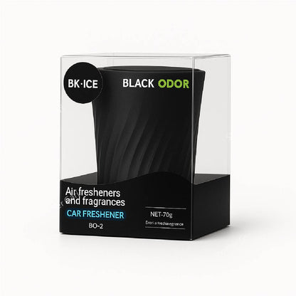 Black Oud Coffee Cup Style Air Freshener Perfume Gel - Black Ice image