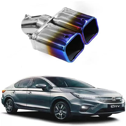 Exhaust Muffler Cap Stainless Steel 2 hole-3 (204CH) image 2