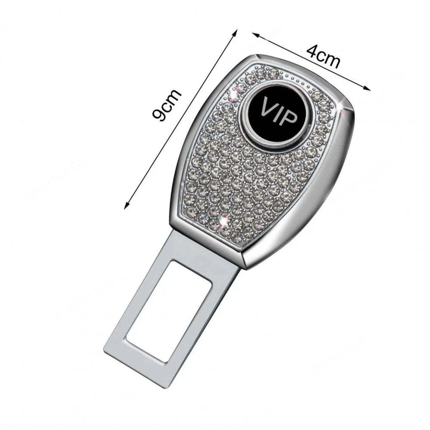 1 Pcs Vip Stone Car  2in 1 Buckle for seat belt image 2
