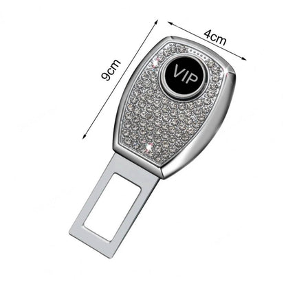 1 Pcs Vip Stone Car  2in 1 Buckle for seat belt image 2