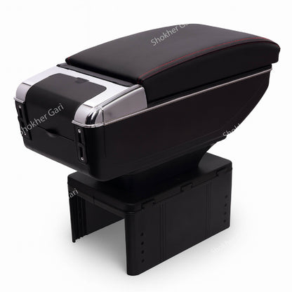 Armrest USB Storage Box-Space-Saving Armrest USB console box image 6