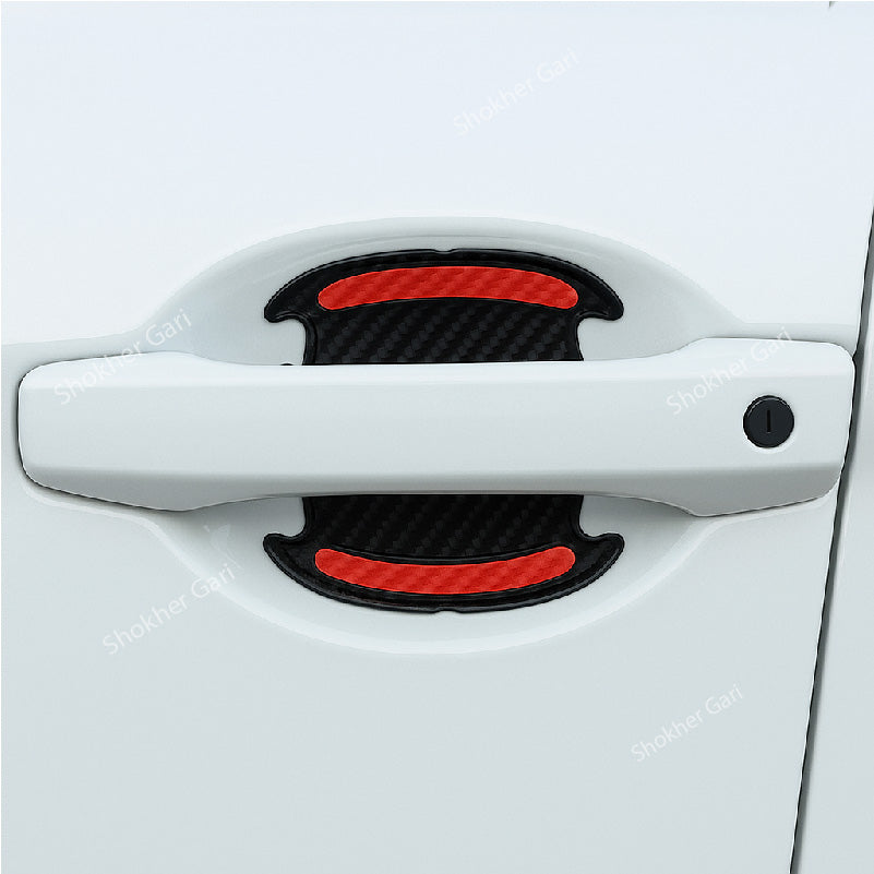 Reflective Door Handle Guard Sticker for Car Door 4 Pieces Set image 4