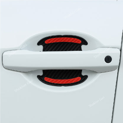 Reflective Door Handle Guard Sticker for Car Door 4 Pieces Set image 4
