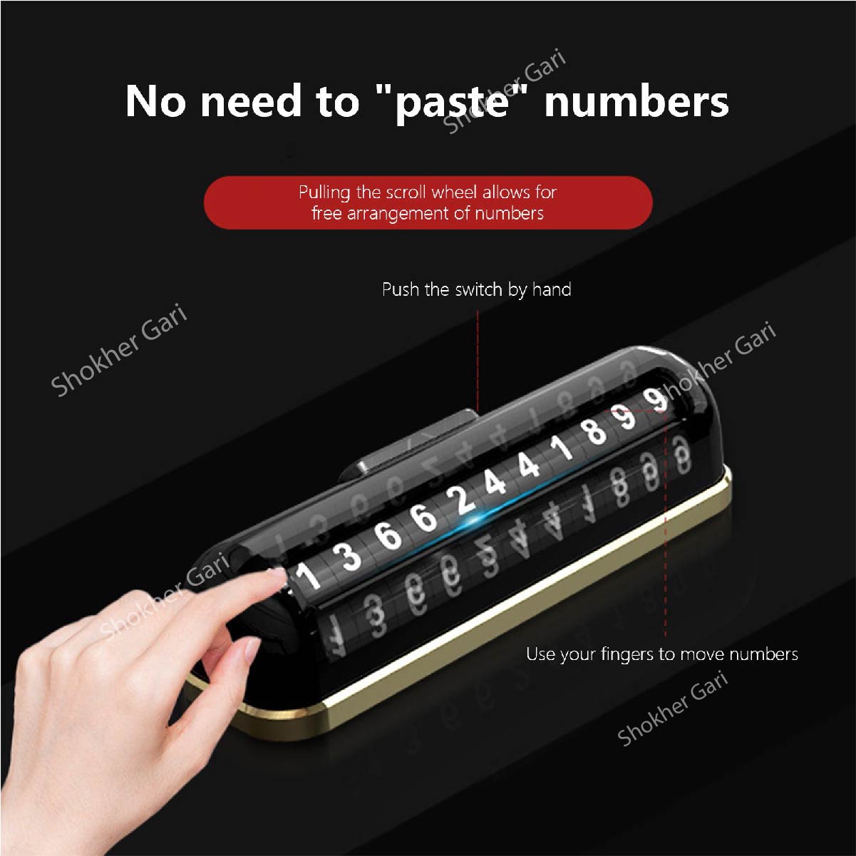 Rotary Hidden Temporary  Parking Mobile Number image 0