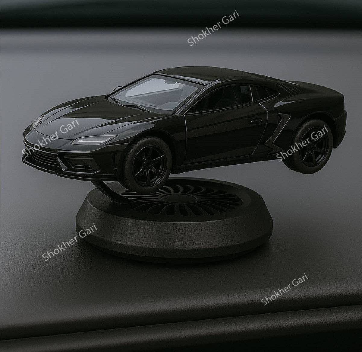 Sports Car Drifting Car Showpiece - Black image