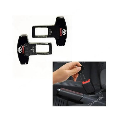 Car Seat Belt Alarm Stopper Clip 02 2pcs set - Toyota image