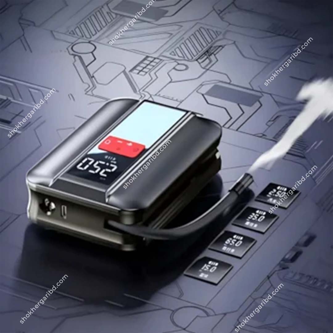 Yesido VC04 Car Portable Air Pump  Inflator Pump Wireless, Multifunctional Air Pump – 150PSI 4000mAh image 6