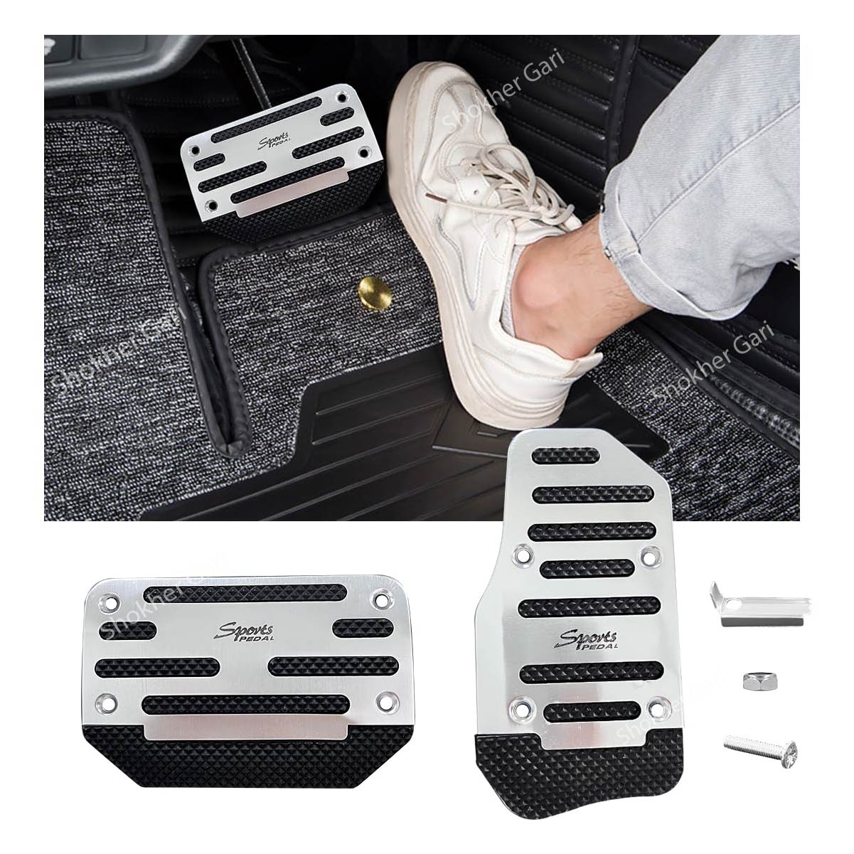 Brake Pedal cover for Driving Comfort and Safety  Paddle / Pedals/ Padels image 5