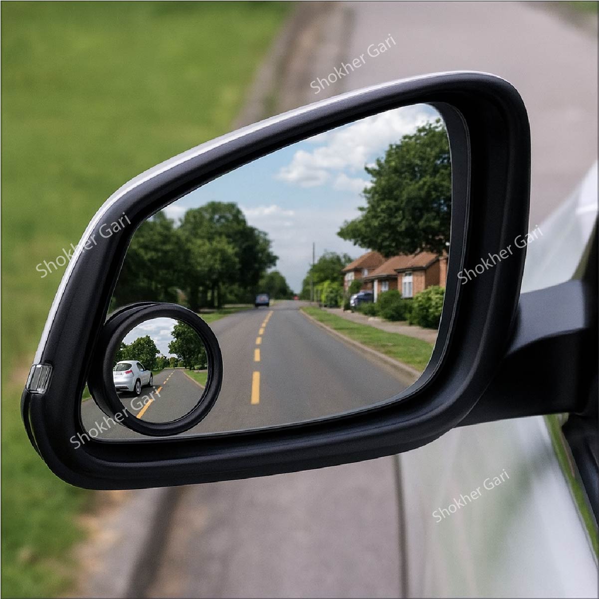3R Blind spot mirror-Side mirror extension for driving safety 2pcs set image 0