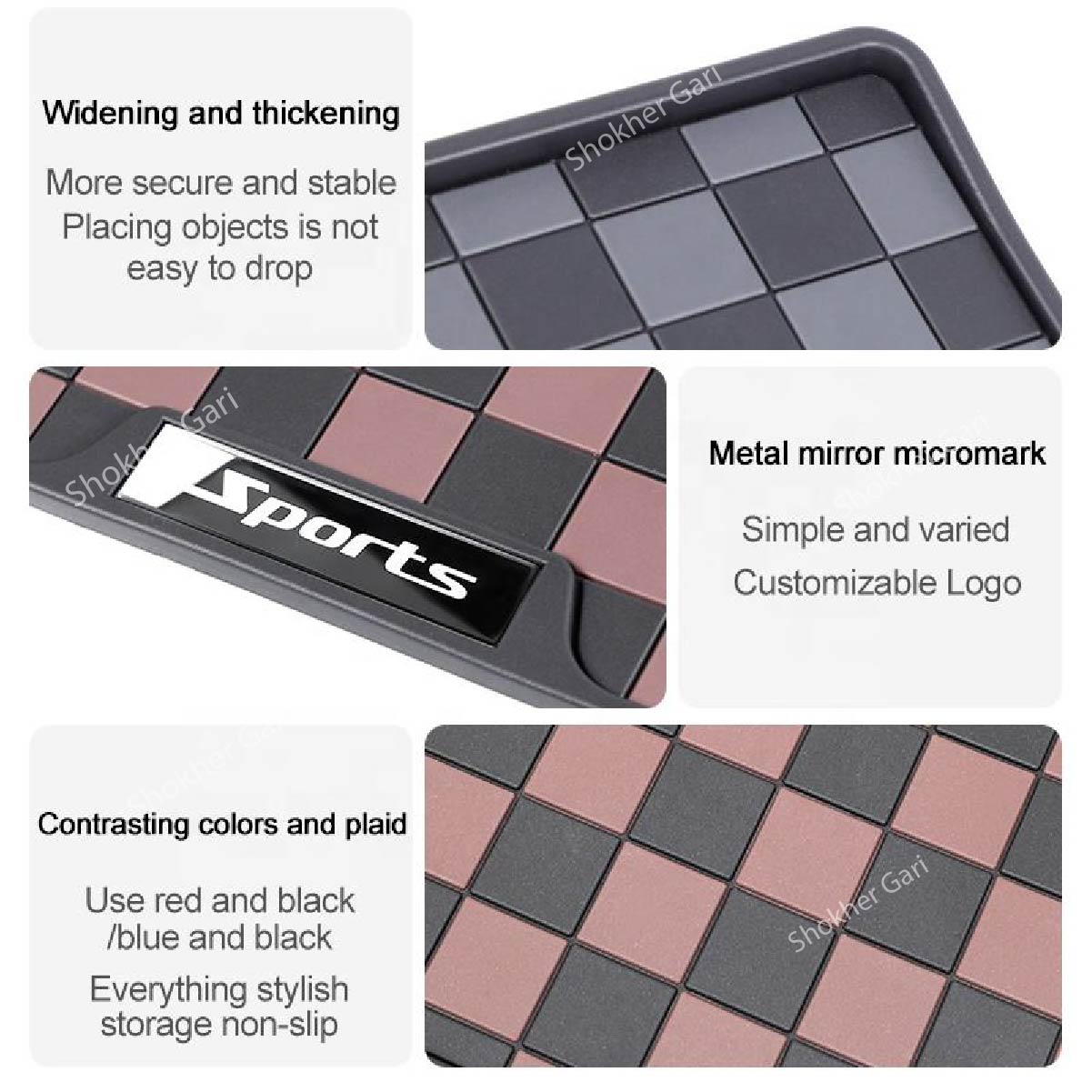 1pcs Sports Flat Mobile Number Anti-Slip Pad image 4