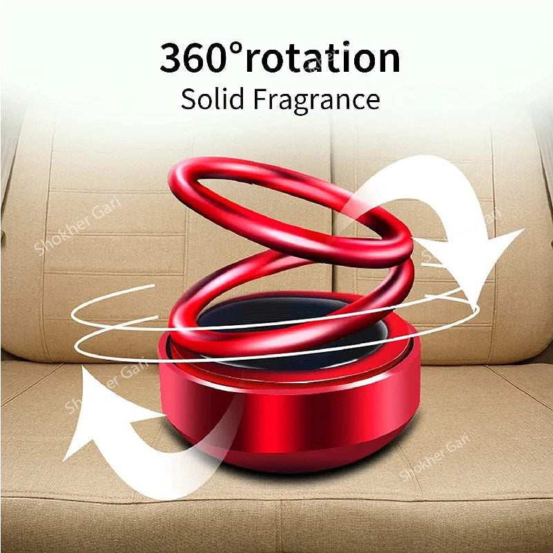 Car Solar Power Ring Perfume image 3