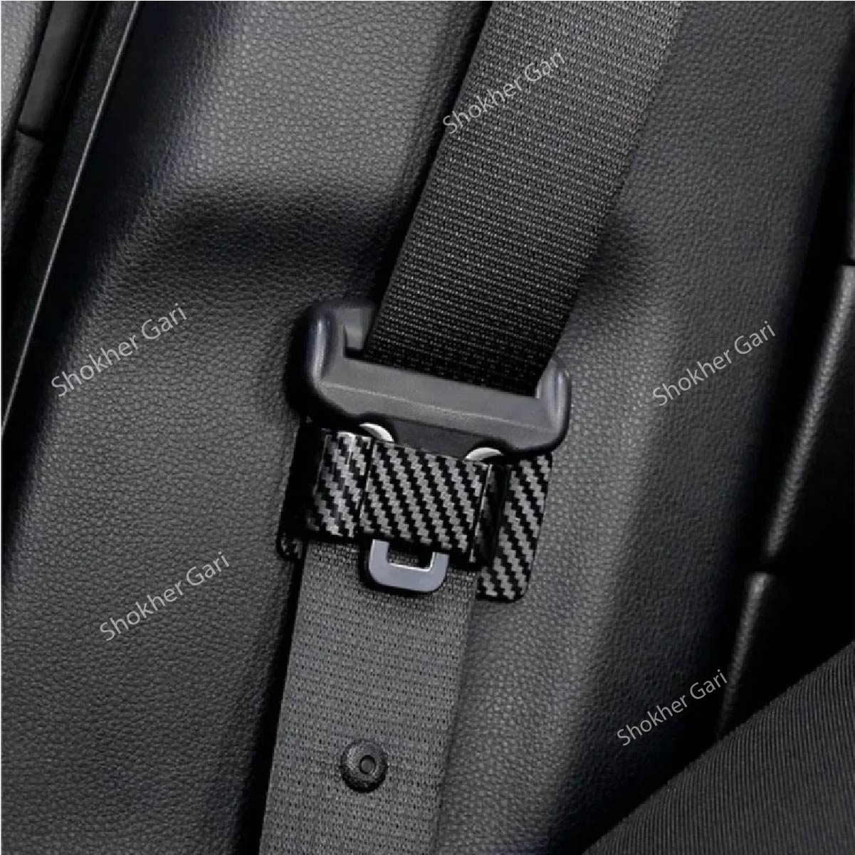 Car Seat Belt Limiter Buckle Non-slip Stopper Fixed image 0
