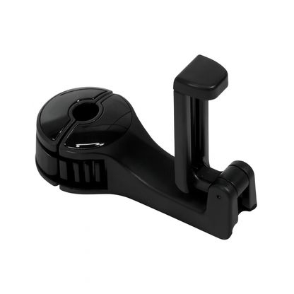 Car Headrest hook Mobile holder- 1Pcs - Black image