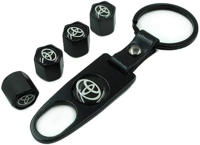 Luxury Air cap key ring- Tyre valve cap - Toyota image