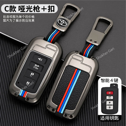 M/Y Zinc Alloy Key Cover Protection Metal Remote Cover For Toyota , Honda, Nissan, Mitsubishi,Hyundai, MG ,BMW Strong Key Cover image 4