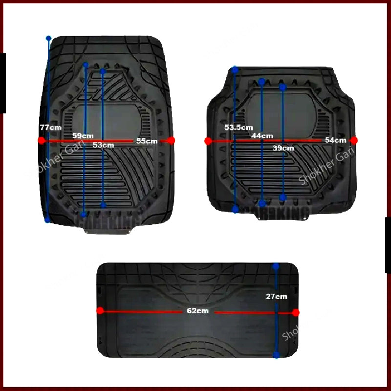 Toyota Ambush universal Car Floor mats 5 set image 2