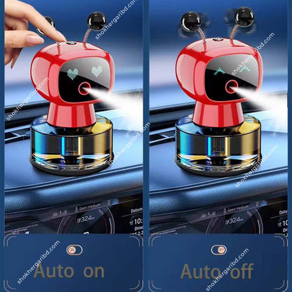 Robot Shaped Automatic Spray Car Perfume Car Fragrance Smart Spray image 2