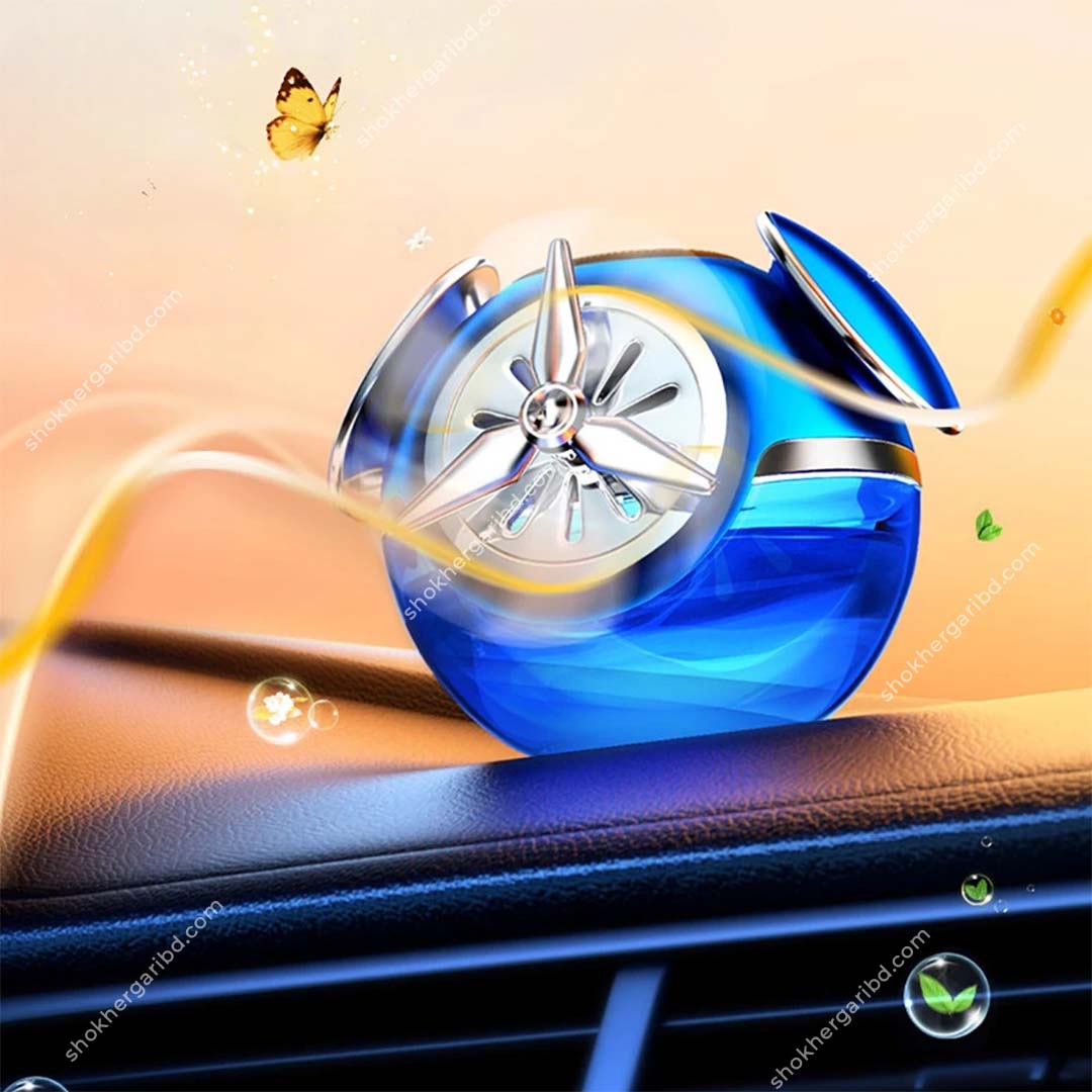 Car Solar Fragrance Cool Round Aircraft Aromatherapy