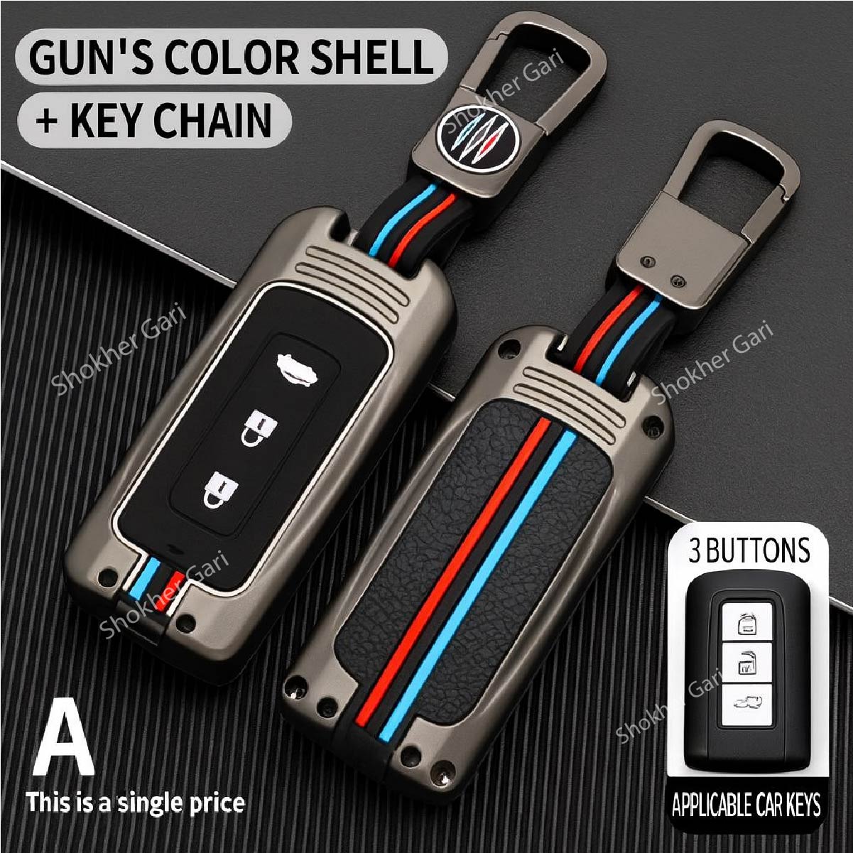 M/Y Zinc Alloy Key Cover Protection Metal Remote Cover For Toyota , Honda, Nissan, Mitsubishi,Hyundai, MG ,BMW Strong Key Cover image 8