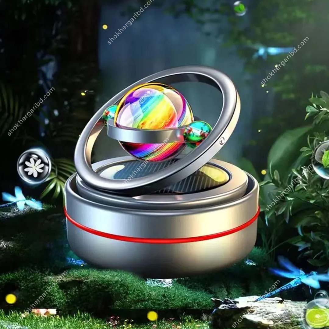 Planet Style Car Dashboard Solar Perfume image 1