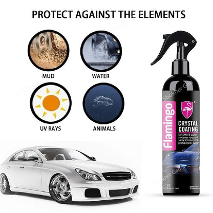 Flamingo Crystal Coating Spray 250ml Ceramic Coating for car and Motorcycle image 1