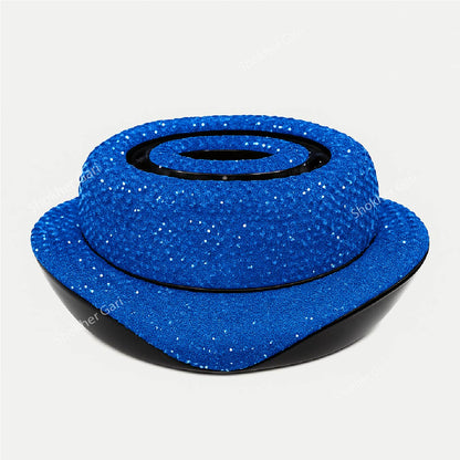 1Pcs Car Stone air Freshener Luxury Bling Diamond - Blue image
