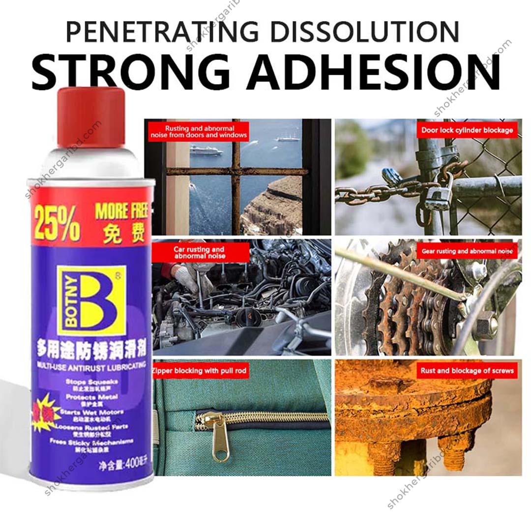 Botny Multipurpose Anti-Rust Lubricating Spray For Metal parts image 2