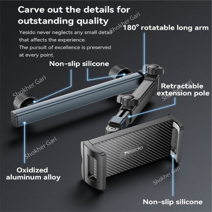 Yesido C294 Adjustable Back Seat Holder For Tablets And Phones image 1