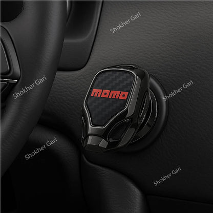 Car Engine Start Stop Switch Button Cover 1 Piece - MOMO image