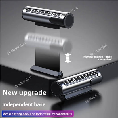 Multi-Functional Metal Car Temporary Parking Number Holder image 5