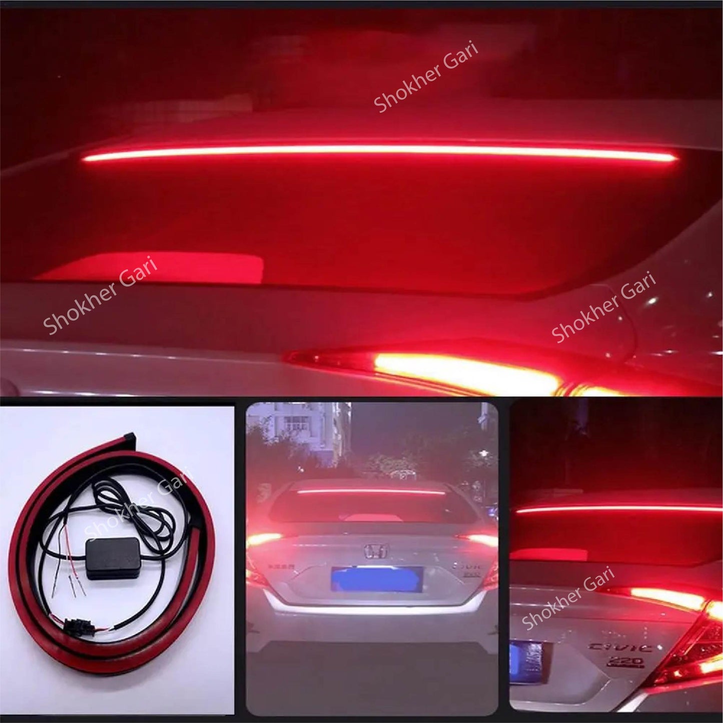Rear Windshield Third Brake LED Tail Light image 1