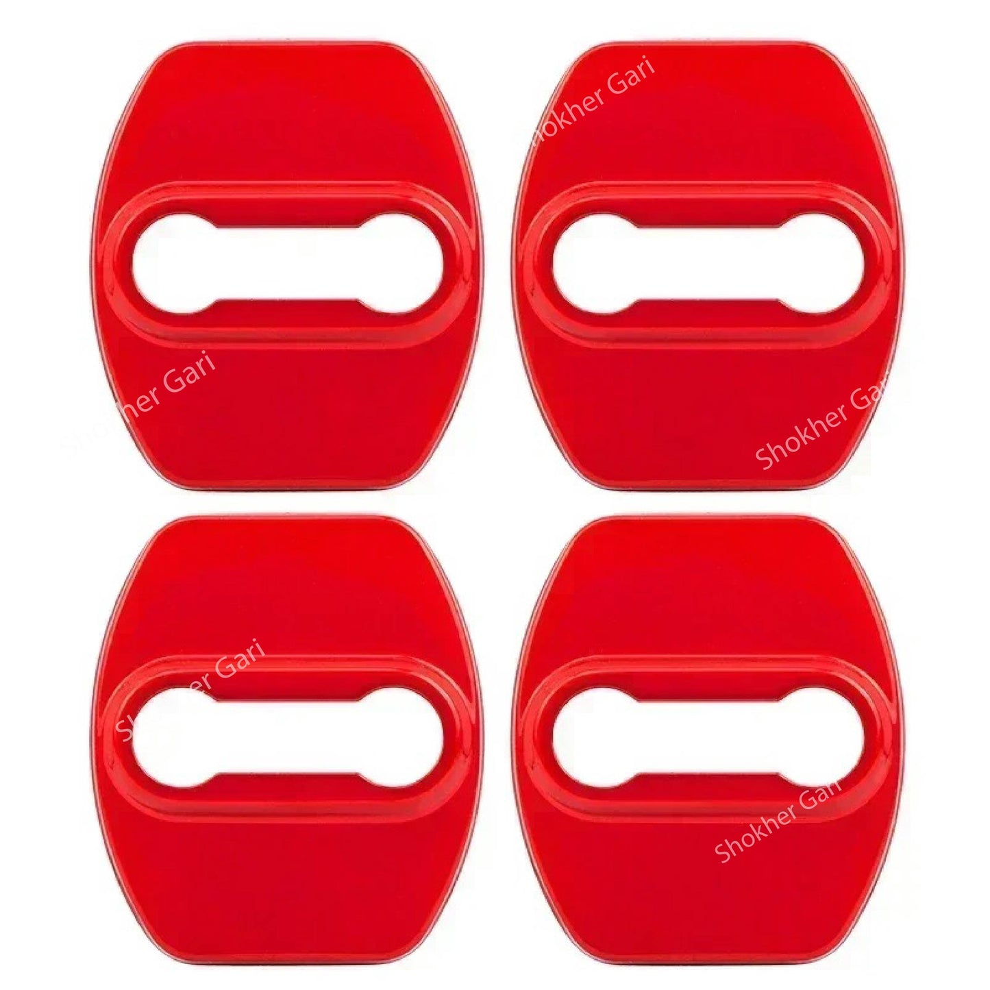 Metal 4Pcs Car Door Lock Protect Cover image 6