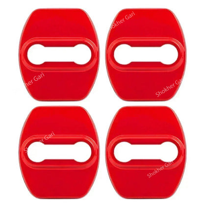 Metal 4Pcs Car Door Lock Protect Cover image 6