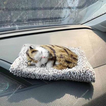 Sleeping Cute Cat for Car Dashboard image 6