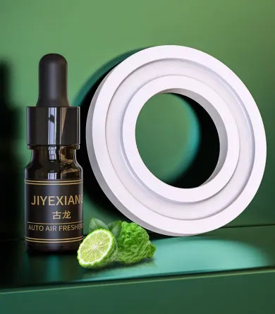 Solar Rotating Gold Plated Deer Car Perfume image 7