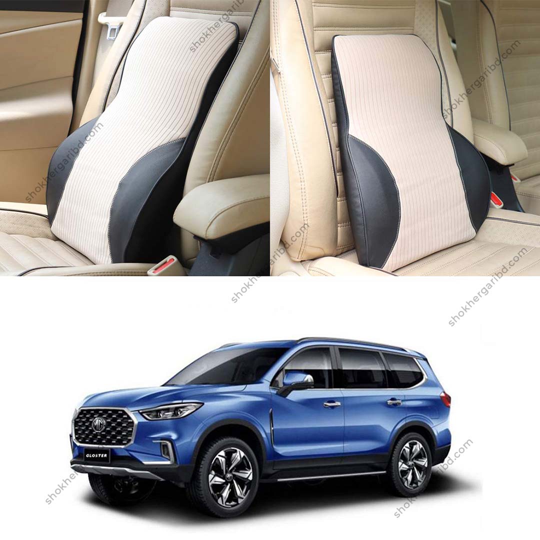 Car Premium Liner Design Back Pillow Lumber Support image 7