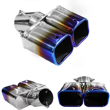 Exhaust Muffler Cap Stainless Steel 2 hole-3 (204CH) image 3